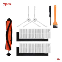 For Xiaomi Mijia G1 MJSTG1 Robot Vacuum Parts Essential Main Rolling Brush Side Brush Hepa Filter Mop Cloth Water Tank Dust Box
