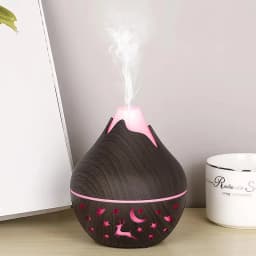 USB Ultrasonic Cool Mist Sprayer Essential Oil Fragrance 200ml Mini Home Wood Grain Air Humidifier Electric Air Aroma Diffuser