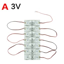 25 lot 175pcs NEW for 20-120 inch 3V 6V LCD TV SMD Lamp Beads with Optical Lens Fliter LED TV Repair
