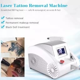 New Picosecond Portable Q Switched Nd Yag 1064nm 532 Laser Eyebrow Tattoo Removal Machine for Peeling Carbon and Pigmentation