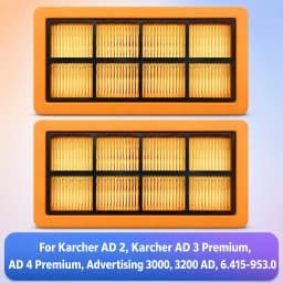 Fit For Karcher AD 2, Karcher AD 3 Premium, AD 4 Premium, Advertising 3000, 3200 AD, 6.415-953.0 Vacuum Parts Filter Accessories