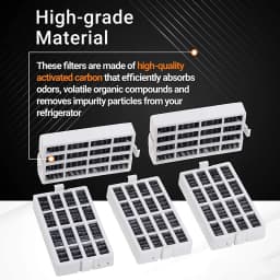 6pcs Air Fresh Filter For Whirlpool W10311524 AIR1 W10315189 W10335147 Refrigerator Deodorization Activated Carbon Filter Parts