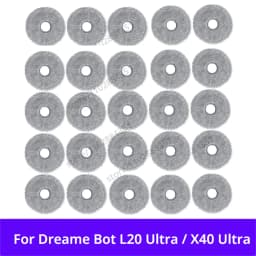 Mop Cloth For Dreame L20 Ultra / L30 Ultra / X20 Pro L10s Pro Ultra X40 Ultra / X40 Pro / S30 Pro Vacuum Cleaner Accessories