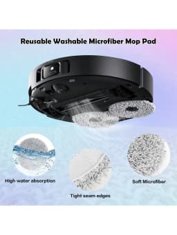 Mop Cloth For Dreame L20 Ultra / L30 Ultra / X20 Pro L10s Pro Ultra X40 Ultra / X40 Pro / S30 Pro Vacuum Cleaner Accessories