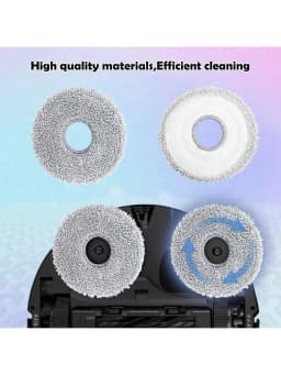 Mop Cloth For Dreame L20 Ultra / L30 Ultra / X20 Pro L10s Pro Ultra X40 Ultra / X40 Pro / S30 Pro Vacuum Cleaner Accessories