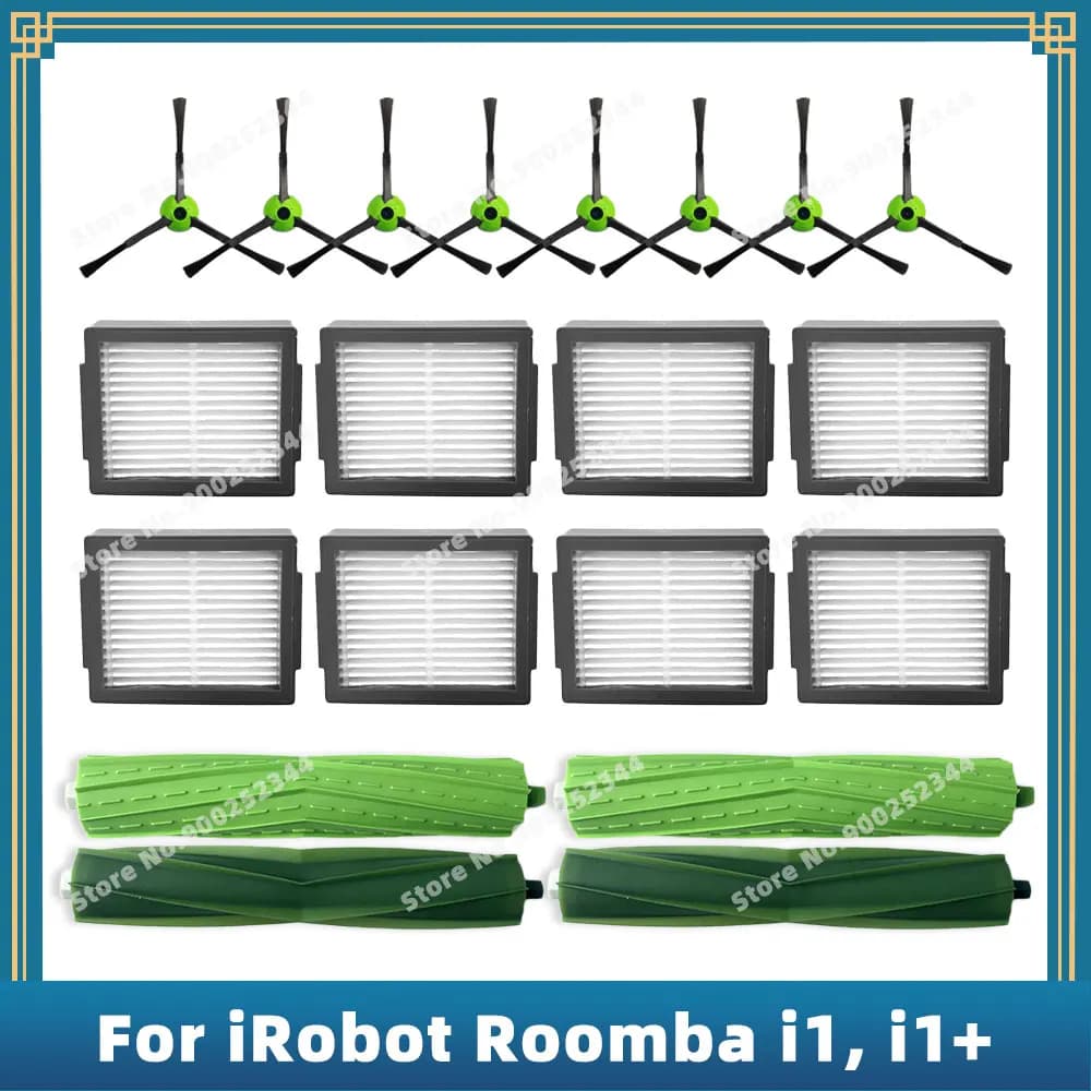 Compatible For iRobot Roomba i1 ( i1152 ) i1+ Robot Vacuum Replacement Parts Accessories Main Side Brush Hepa Filter Dust Bag