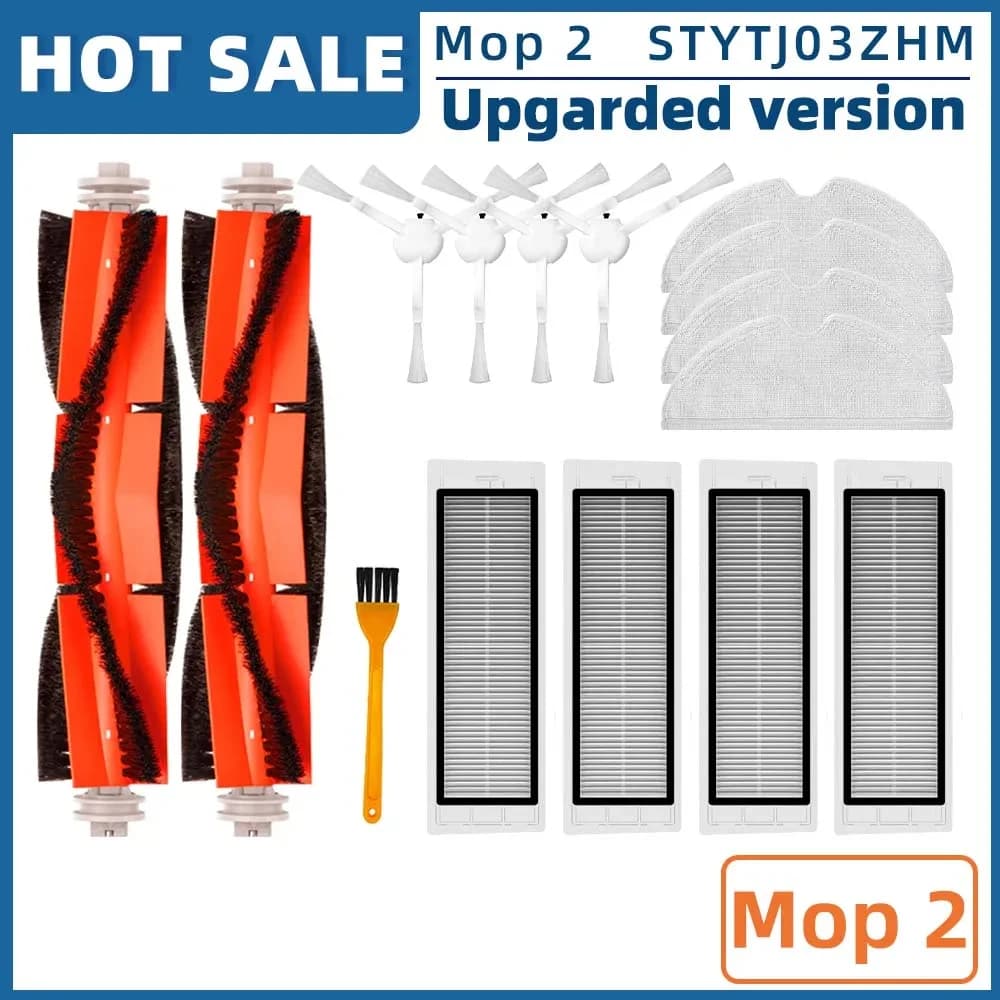 Fit For ( XIAOWA E352 / Xiaomi Mi Robot Vacuum-Mop 2 / STYTJ03ZHM / Dreame F9 ) Brush Filter Mop Part Accessory