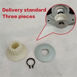 Efficient Bread Maker Gear Motor Transmission Set 15 Teeth Belt Pulley Bread Machine Gear Set Belt Pulley Set