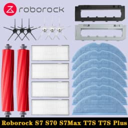 Roborock S7 S70 S7Max T7S Plus Robot Vacuum Cleaner Accessories Main Brush Cover HEPA Filter Mop Pad Spare Parts
