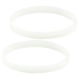 2 Pack White Gasket Rubber Sealing O-Ring Replacement Part for Nutri Ninja Auto-iQ Blenders BL480 BL681A BL682 BL640