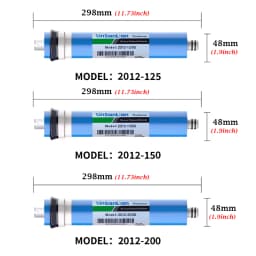 50 75 100GPD Home Kitchen Reverse Osmosis RO Membrane Replacement Water System Filter Purifier Water Drinking Treatment