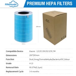 Replacement For Xiaomi Air Purifier 1/2/2S/2C/2H/3/3C/3H Xiaomi Filter Xiaomi Air Purifier PM2.5 Filter Anti Bacteria Formaldeh