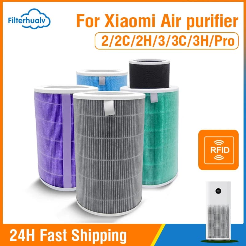Replacement For Xiaomi Air Purifier 1/2/2S/2C/2H/3/3C/3H Xiaomi Filter Xiaomi Air Purifier PM2.5 Filter Anti Bacteria Formaldeh