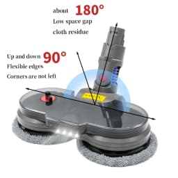 For Dyson V7 V8 V10 V11 V15 Vacuum Cleaner Mop Attachment with Removable Water Tank Electric Wet Dry Mopping Head