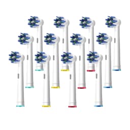 Cross Generic Electric Toothbrush Heads for Oralb Braun Crossact Toothbrushes Compatible with Most Oral-B Bases- Quality Action