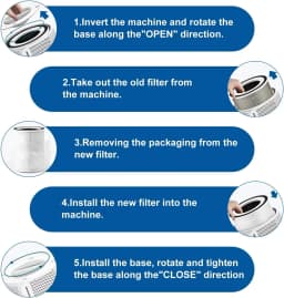 True HEPA Filter for Afloia Air Purifier Filter Replacement,Compatible with Afloia Air Purifiers Kilo and Kilo Pro