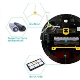 For IRobot Roomba 800 900 Series 860 870 880 890 966 980 Vacuum Cleaner Side Roller Brush Parts HEPA Filter Wheel Replacement