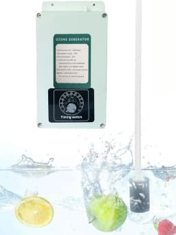 2000mg/h Ozone Generator Machine Home Air Water Sterilizer Purifier Disinfection for Oil Fruits Vegetables Meat Food