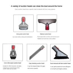 For Dyson V7 V8 V10 V11 V12 Replacement Brushes Nozzle Accessories Tool Kit Vacuum Cleaner Spare Parts Long Bristle Brush