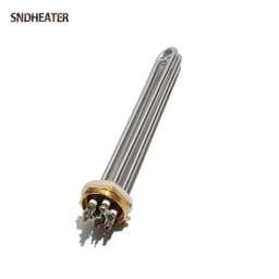 SNDHEATER DN32 DN40 Water Boiling Duct Instant Heating Element 1.5Inch Thread 110v 220v 380v Tubuar Cooper Flang Water Heater