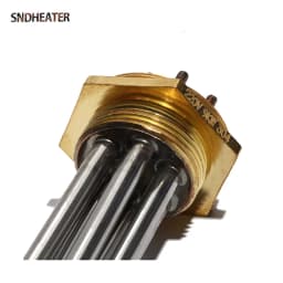 SNDHEATER DN32 DN40 Water Boiling Duct Instant Heating Element 1.5Inch Thread 110v 220v 380v Tubuar Cooper Flang Water Heater