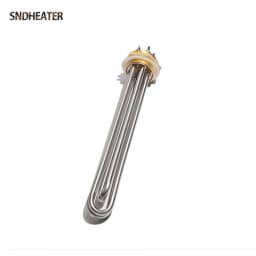 SNDHEATER DN32 DN40 Water Boiling Duct Instant Heating Element 1.5Inch Thread 110v 220v 380v Tubuar Cooper Flang Water Heater