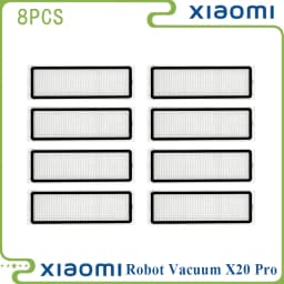 For Xiaomi Robot Vacuum X20 Pro Vacuum Parts Accessories Main Roller Side Brush Hepa Filter Mop Cloth Dust Bag