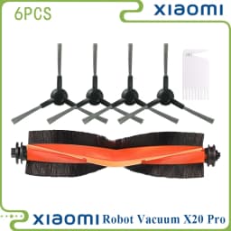 For Xiaomi Robot Vacuum X20 Pro Vacuum Parts Accessories Main Roller Side Brush Hepa Filter Mop Cloth Dust Bag