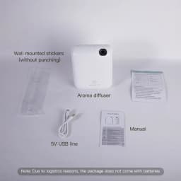 NAMSTE Bluetooth Battery Aroma Diffuser Essential Oil Aromatic Fragrant Device Aromatic Scent Diffuser Air Freshener Cover 300m³