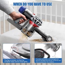 For Dyson V6 DC58 DC59 DC62 DC74 Vacuum Cleaner Dust Bin,Dust Container Replacement Parts