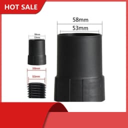 1P Industrial Vacuum Cleaner Host Connector 53/58mm, Connect Hose Adapter and Host for Thread Hose 50mm/58mm, Vacuum Cleaner Par