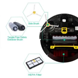 For IRobot Roomba 800 900 Series 860 870 880 890 966 980 Vacuum Cleaner Part Side Roller Brush Parts HEPA Filter Wheel Accessory