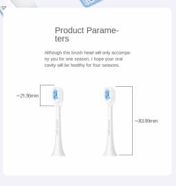 Original SOOCAS Sonic Electric Toothbrush Heads Replacement SOOCAS X1 X3 X3U X5 teeth brush replacement heads