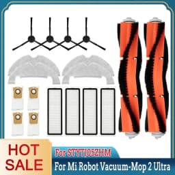 For Xiaomi Mi Robot Vacuum-Mop 2 Ultra STYTJ05ZHM Vacuum Cleaner Filter Dust Bags Mop Cloth Main Side Brush Parts Accessories