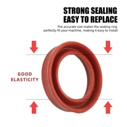 Lip Seal Premium Replacement Compatible With Krups Dolce Gusto Coffee Machine Durable O-ring For Water Tanks & Brewing Units