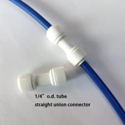 1/4 inch O.D. Length 32.8ft(10 meters) RO Water Tubing, Hose Pipe for RO Water purifiers System,+ 1/4 O.D quick connector 10pcs