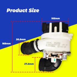 VSM-E25A0 BLECKMANN New 11001012000010 REG C146 Dishwasher Circulating Pump for Midea and Samsung