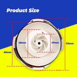 YXW50-2E(L)/YXW50-2E GENUINE New Dishwasher Parts Circulating Pump Motor Impeller for Midea Candy Hansa Gorenje Bomann