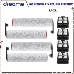 Dreame H12 Pro H15 Pro / H12 Plus / H12 Core Soft Brush Spare Parts Wet Dry Vacuum Cleaner Roller Hepa Filter Accessories
