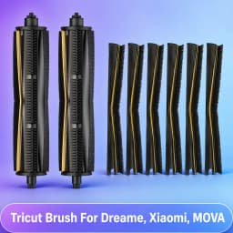 Tricut Brush Strip Fit For Dreame X30 X40 L40/L10s Ultra Gen 3, Xiaomi X20 Pro/X20+, MOVA P50 Pro/Z50/MOVA S70 Ultra Roller