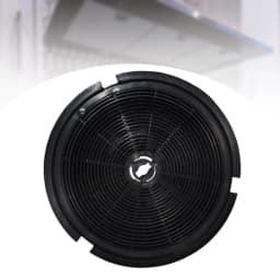 Cooker Hood Carbon Filter Replace Part Kitchen 19cm Round Kitchen Appliances Range Hood Filter for Carbfilt1 Replace Part