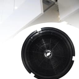 Cooker Hood Carbon Filter Replace Part Kitchen 19cm Round Kitchen Appliances Range Hood Filter for Carbfilt1 Replace Part