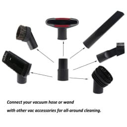 Universal Vacuum Cleaner Brush Nozzle 32 & 35mm Brush Head Cleaning Tool Long Flexible Flat Slim Suction Nozzle Head For Bed