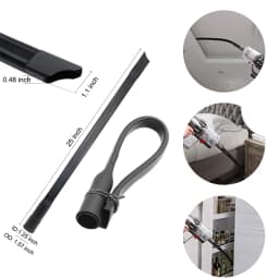 Universal Vacuum Cleaner Brush Nozzle 32 & 35mm Brush Head Cleaning Tool Long Flexible Flat Slim Suction Nozzle Head For Bed