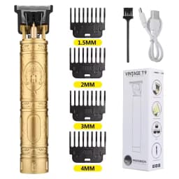 Transparent Body Electric Hair Clipper Professional Trimmer USB Rechargeable Hair Cutting Machine For Men Holiday Gift For Him