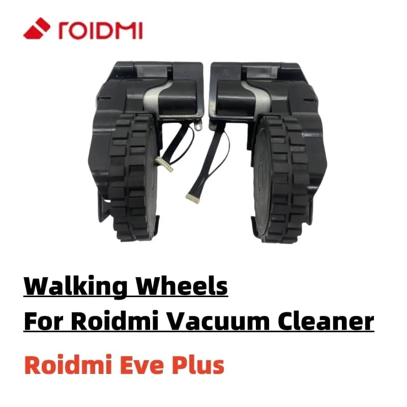 Original Left and Right Traveling Wheel For Roidmi Eve Plus Vacuum Cleaner Spare Parts