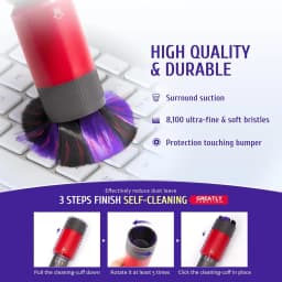 Dusting Brush + Flexible Extension Hose For Dyson V7 V8 V10 V11 V12 V15 Gen5 Vacuum Cleaner Replacement Parts