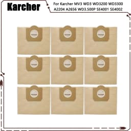 Replacement Dust Bag Hepa Filter For Karcher MV3 WD3 WD3200 WD3300 A2204 A2656 WD3.500P SE4001 SE4002 Vacuum Cleaner Parts