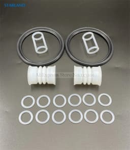 18 In 1 Silicone Seal Rings Combo Corrugate Seal Tubes Parts BJ Ice Cream Makers Ventus Soft Serve Machine Fittings Replacements