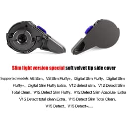 Roller Brush Bar End Cap Cover for Dyson Digital Slim, V8 Slim, V12 V15 Detect Slim Vacuum Cleaner Replacement Parts